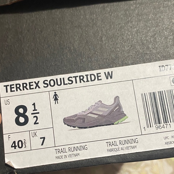 adidas Women's Sneakers in Purple and Green - Picture 5 of 5